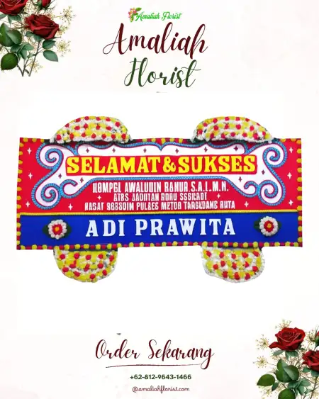 Papan Bunga Ucapan Selamat Jambak